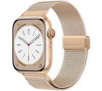 Zedoli Magnetic Metal Band Milanese Loop Compatible with Apple Watch Bands 40mm 41mm 38mm 42mm 44mm 45mm 46mm 49mm Women Men,Stainless Steel Strap for iWatch Band Series SE 11 10 9 8 7 6 5 4 3 2 Ultra