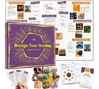 ZEDORA Guided Vision Board Kit - Manifestation Journal, 160 Picture Cards, Affirmation Cards & More. Design Your Destiny with our 24-Day Journey | Great Gift for Women | Vision Board Supplies Included