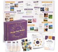 ZEDORA Vision Board Kit - Guided Workbook, 160 Picture Cards, Affirmation Cards & More. Design Your Destiny with Our 24-Day Journey | Great Gift for Women | Vision Board Supplies Included