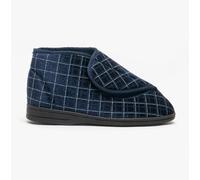 Zedzzz BERTIE Mens Boot Slippers Navy - UK 8