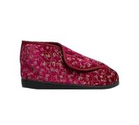 Zedzzz GERALDINE Womens Boot Slippers Wine