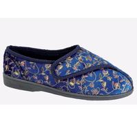 Zedzzz Janice Slippers Womens | Slippers | Navy / Blue Floral | UK Size 4