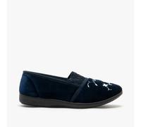 Zedzzz JOANNA Womens Full Slippers Navy - UK 7