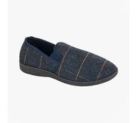 Zedzzz KENNY Mens Full Slippers Navy - UK 14