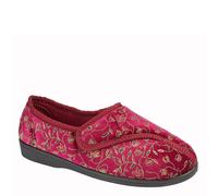 Sleepers Womens Janice Budget Price Adjustable Slipper In Wine Size: 6