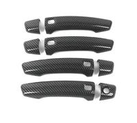 ZEEBQHKLW car Accessories for A-UDI A3 8V 2014 2015 2016 2017 2018 2019 2020 Carbon Fiber Texture Car Exterior Door Pull Handles Door Bowl Cover Trim Modification Parts(Door Handle B)