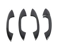 ZEEBQHKLW car Accessories for M&ercedes for B&ENZ A C CLA Class W177 W205 X253 C118 2017-2021 Car Exterior Door Handle Cover Trim LHD Modification Parts(Carbon Fiber A)