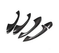 ZEEBQHKLW car Accessories for M&ercedes for B&ENZ C Class W205 GLC X253 E Class W213 LHD Car Exterior Door Handle Cover Trim Sticker Modification Parts(Carbon Fiber)