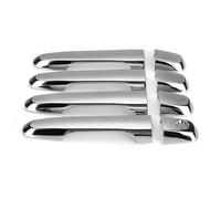 ZEEBQHKLW car Accessories for M&ITSUBISHI for Triton L200 ML MN MQ 2005 2006-2017 Car Black Chrome Exterior Door Handle Cover Trim Modification Parts(Chrome)