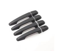 ZEEBQHKLW car Accessories for M&ITSUBISHI for Triton L200 ML MN MQ 2005 2006-2017 Car Black Chrome Exterior Door Handle Cover Trim Modification Parts(Black)