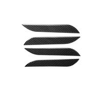 ZEEBQHKLW car Accessories For Tesla For Model S Car Door Handle Protector Sticker 4 Pcs Carbon Fiber Car Exterior Door Handle Cover modification Parts