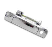 ZEEBQHKLW Car Door Handle for M&AZDA BT50 2012 2013 2014 2015 2016 2017 2018 2019 Smooth with Hole Or No Hole Exterior Tailgate Door Handle(Chrome,with Keyhole)