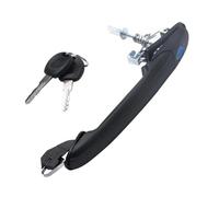ZEEBQHKLW Car Door Handle for VW for Polo 1994-2001 for Sharan 1995-2010 Car Door Lock Handle Front Right Left with Barrel Keys 6N0837207C 6N0837207D