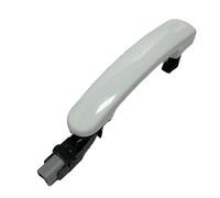 ZEEBQHKLW Car Door Handle for VW for Polo 2011-2019 for Skoda for Rapid for Fabia for Yeti Car Exterior Door Handle Keyless(1 White,Left)