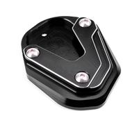 ZEEBQHKLW For CFMOTO 700MT 800MT 650MT 650 800 700 MT CF 650TR-G Motorcycle Aluminum Kickstand Foot Side Stand Enlarger Pad Accessories(Black)