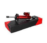 ZEEBQHKLW Handlebar Stabilizer For CB400 CB250 CBR900 CBR400RR CBR900RR CBR600 F2 F3 For Hornet CNC Motorcycle Steering Damper Stabilized Safety Control(Red black)