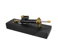 ZEEBQHKLW Handlebar Stabilizer For Kawasaki For Ninja ZX-12R ZX12R 2000 2001 2002 2003 2004 2005 CNC Adjustable Motorcycle Steering Damper Stabilizer(ZX12R Black gold)