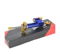 ZEEBQHKLW Handlebar Stabilizer For Kawasaki Z900RS Z 900RS 2018 2019 2020 2021 2022 Motorcycle Steering Damper Bracket Stabilizer Stabilize Safety Control(Blue Gold)