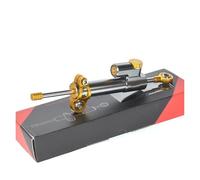ZEEBQHKLW Handlebar Stabilizer For Kawasaki Z900RS Z 900RS 2018 2019 2020 2021 2022 Motorcycle Steering Damper Bracket Stabilizer Stabilize Safety Control(Gray Gold)