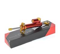 ZEEBQHKLW Handlebar Stabilizer For Kawasaki Z900RS Z 900RS 2018 2019 2020 2021 2022 Motorcycle Steering Damper Bracket Stabilizer Stabilize Safety Control(Red Gold)