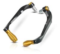 ZEEBQHKLW Motorcycle Handguards for A&prilia for Tuono V4 1100 RR 2017 2018 2019 2020 2021 Motorcycle 7/8" 22mm Handlebar Brake Clutch Levers Protector(Gold)