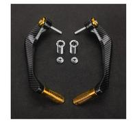 ZEEBQHKLW Motorcycle Handguards for Kawasaki H2 H2R 2015 2016 2017 2018 2019 2020 2021 2022 2023 22mm 7/8" Motorcycle Brake Clutch Lever Handlebar Protector Hand Guard(Gold)