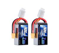 Zeee 3S Lipo Battery 1500mAh 11.1V 120C RC Battery with XT60 Plug for FPV Drone
