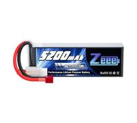 Zeee 3S Lipo Battery 5200mAh 11.1V 50C RC Battery with T Connector for RC Plane Quadcopter RC Airplane RC Helicopter RC Car Truck Boat