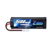 Zeee 7.2V NiMH Battery 3600mAh with Tamiya Plug for RC Car Truck Buggy Boat