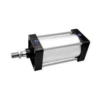 ZEEGII SC Standard Air Cylinder Bore 80/100/125mm Double Acting Pneumatic Piston Cylinder Tools 25/50/75/100/200/500/800/1000mm Stroke (Color : Stroke 450mm, Size : BORE 100mm)