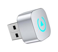 ZEEGII Wireless Carplay Adapter For Suzuki Hustler 2016-2023, Convert Wired To Wireless Carplay,Suitable For Cars With Carplay,Silver