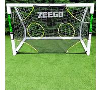 ZEEGO Football Goal Target Sheet for Shooting Practice - Heavy-Duty Weatherproof Soccer Target Net with Numbered Zones - Improves Accuracy, Power & Ball Control - Easy Setup for Kids & Adults