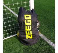ZEEGO Pro Football Ball Carry Bag, Ball Storage Bags for Sports Clubs, Leisure Centres, Schools, and Football Teams | Carry up to 15 Balls - Fluro Yellow