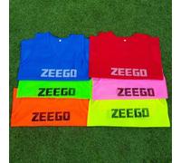 ZEEGO Pro Football Training Bibs, Comfortable Weatherproof Multi-Sport Mesh Vests in 7 Colours & 4 Sizes, Ideal for Football Training - 10 Pack-Fluro Yellow-S/M