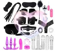 ZeeKoug 25 Couple Fitness Training Tool Set, Multi Functional Adjustable Hand, Foot, And Hip Exercise Accessories, Portable, Original Gift (Black)