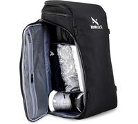 Zeeksack Large Backpack, Black 30L - The Organizer - Water-Resistant Carry On Travel Bag with Laptop Compartment, Removable Dividers & Smart Pockets for Work, Gym, or Weekend Trips