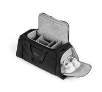 Zeeksack The Weekender, Black 50L - The Duffelbag Travel & Gym Bag with Laptop Compartment, Shoe Pocket & Smart Modular Dividers for Organized Packing on Any Weekend Trip