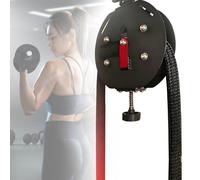 ZEEKYFOR Endless Rope Trainer, Full-Body Workout Tool, 13ft Premium Nylon Rope, Adjustable Resistance Up to 30kg, Portable Pulley Cable Machine for Grip, Arms, Back