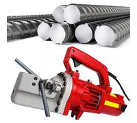 ZEEKYFOR Rebar Cutter, Electric Hydraulic Rebar Cutter 20mm/25mm, Heavy Duty 1250W/1700W Steel Bars Cutting Tool Cutting Speed 3~4 Seconds 1700W-RC25