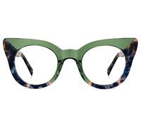 Zeelool Chic Cat Eye Glasses Frame for Women with Non-prescription Godwin ZJGA766129-05 Green