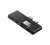 ZEELYDE For Surface Pro 4 5 6 Docking Station Hub with 4K - TF Card Reader Gigabit Ethernet 2 USB 3.1 Port B