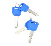 Zeenparts SBA385210370 15248-63700 4 Pcs Ignition Keys Compatible with New Holland Tractors TC21DA TC23DA TC24DA TC26DA TC48DA TC55DA TZ18DA T1010 T1030 T1110 T1510 T1520 T1530 T2410 T2420