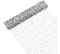 Zeeorymn Chicken Wire Mesh Roll 40cm×16m,Galvanized Hexagonal Wire Mesh Fencing for DIY Craft,Garden,Pet and Chicken Fencing