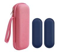 Zeeorymn Insulin Cooler Travel Case with 2 Ice Packs,Portable Diabetic Medication Cooler Organizer Bag,Monjaro Insulin Pen Case for Diabetic Supplies for Diabetic Needles Injection Pen Storage(Pink)