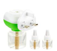 Zeeorymn Mosquito repellent plug in,Insect Killer for Home&Travel-Odour-Free Plug-In Insect Repellent Unit-Knocks Down Mosquitoes,Midges,Flies on Contact,include 2 Refills,Mosquito Plug ins for Abroad