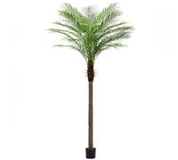 ZEEOZE 240cm Artificial Phoenix Palm Tree Tall Artificial Palm Trees with 18 Adjustable Leaves,Faux Phoenix Palm Plants for Outside Patio Pool Home Office Living Room Yard (1Pcs, 240cm)