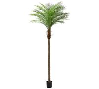 ZEEOZE 270cm Artificial Phoenix Palm Tree Tall Artificial Palm Trees with 21 Adjustable Leaves,Faux Phoenix Palm Plants for Outside Patio Pool Home Office Living Room Yard (1Pcs,270cm)