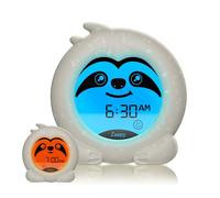 Zeepy 2-Phase Toddler Sleep Trainer Clock | USB Rechargeable Cute Kids Alarm Clock | Drop Proof Baby Night Light | Science-Backed For Better Bedtime Routines - Slumber the Sloth