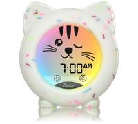 Zeepy 4-Phase Toddler Sleep Trainer Clock - Rechargeable Day Night Cat Clock for Kids - Drop Proof - Kip the Kitty