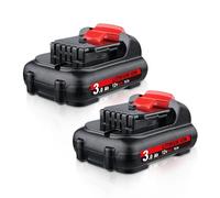 ZEERISA 2-Pack DCB120 3.0Ah Battery Replacement for Dewalt 12V Battery Lithium-ion Compatible with DCB121 DCB122 DCB124 DCB126 DCB127 and DCB112 Charger Cordless Drill Impact Driver and LED Work Light